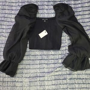 Nwt MIOU MUSE Black Top Small